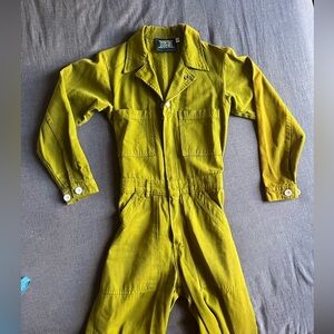 Big Bud Press Long Sleeve Jumpsuit - Yellow - XS